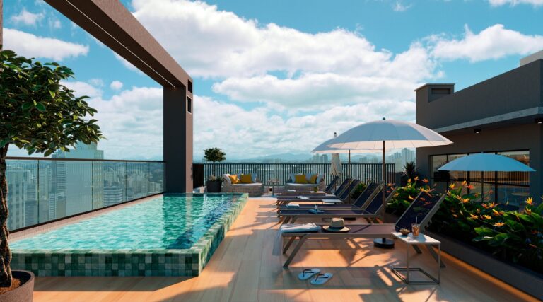 Terraço com Piscina