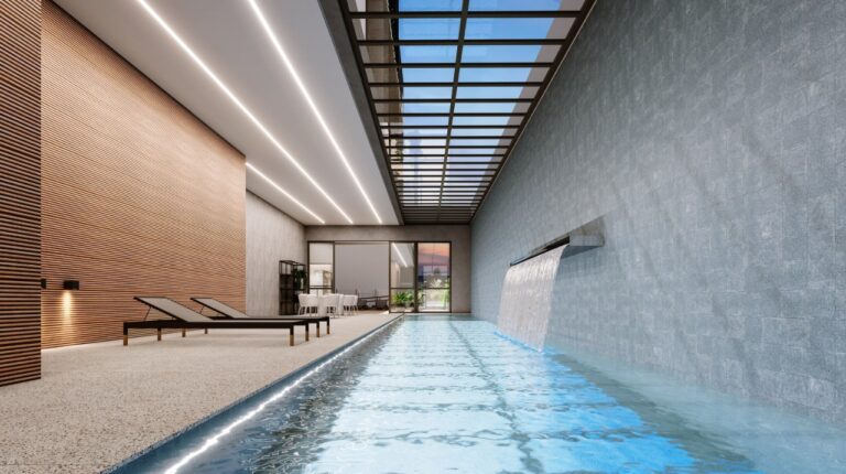 Piscina Coberta e Aquecida