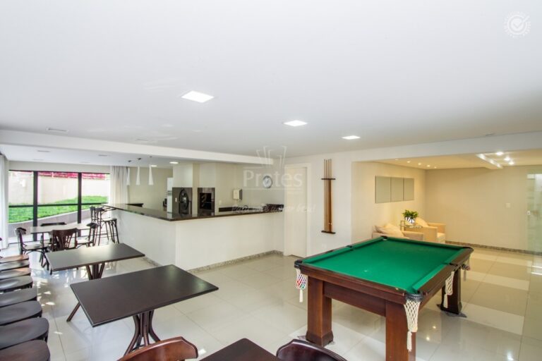 Sala de jogos com Espaço Gourmet