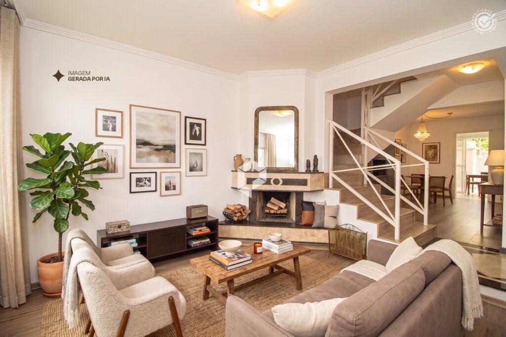 Sala de Estar | Imagem Gerada por IA